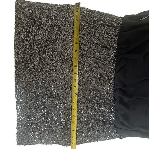 Cache Gray Sheath Mini Dress Sleeveless Scoop Neck - Picture 15 of 16